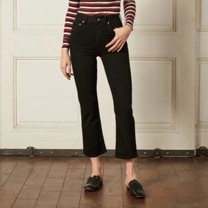 Boyish Black Brady Jeans Crop Flare